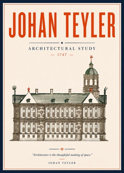 Johan Teyler Architectural Study V No5 - Affiche