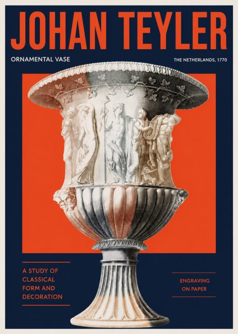 Johan Teyler Ornamental Vase I No2 - Affiche