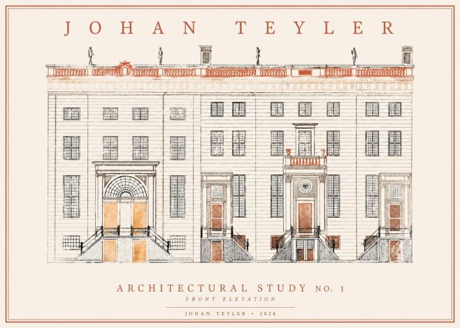 Johan Teyler Architectural Study VI No2 - Affiche