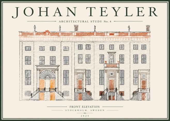 Johan Teyler Architectural Study VI No5 - Affiche