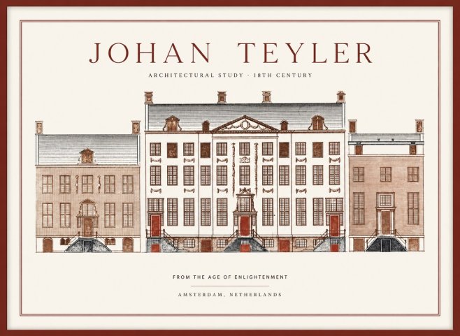 Johan Teyler Architectural Study VII No1 - Affiche