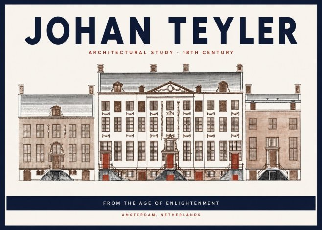 Johan Teyler Architectural Study VII No3 - Affiche