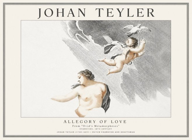 Johan Teyler Allegory of Love No1 - Affiche