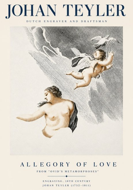 Johan Teyler Allegory of Love No3 - Affiche