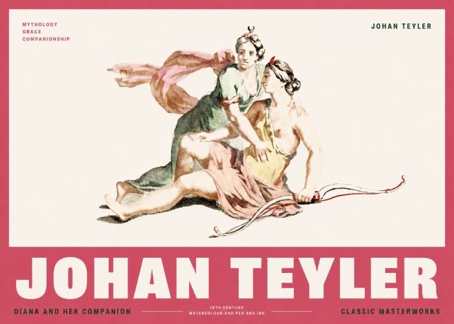Johan Teyler Diana and Her Companion No2 - Affiche