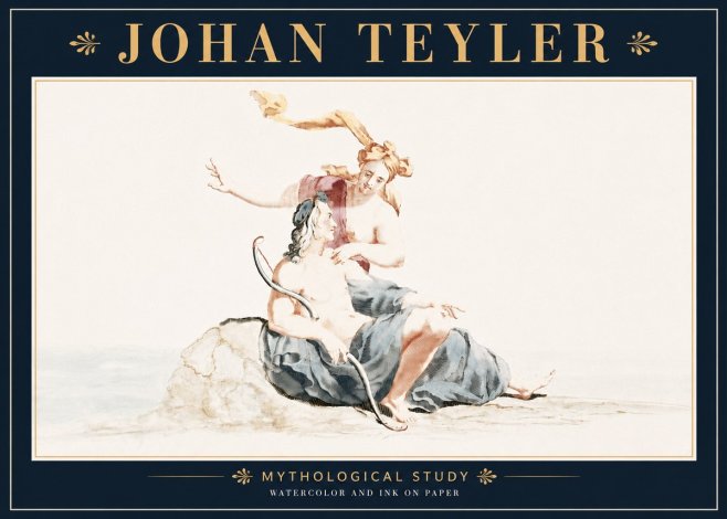Johan Teyler Mythological Study No5 - Affiche