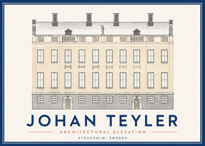 Johan Teyler Architectural Elevation No5 - Affiche