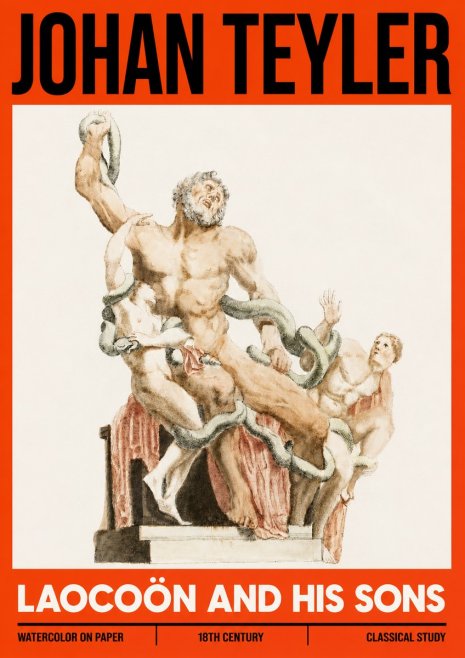 Johan Teyler The Laocoön Group No6 - Affiche