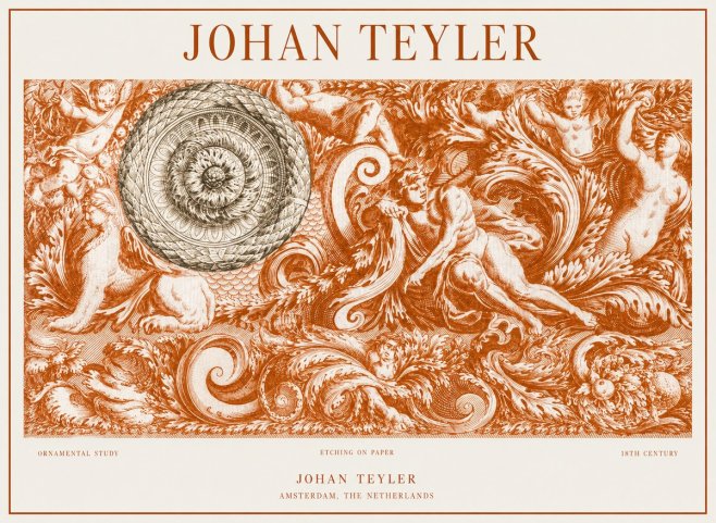 Johan Teyler Ornamental Study No1 - Affiche