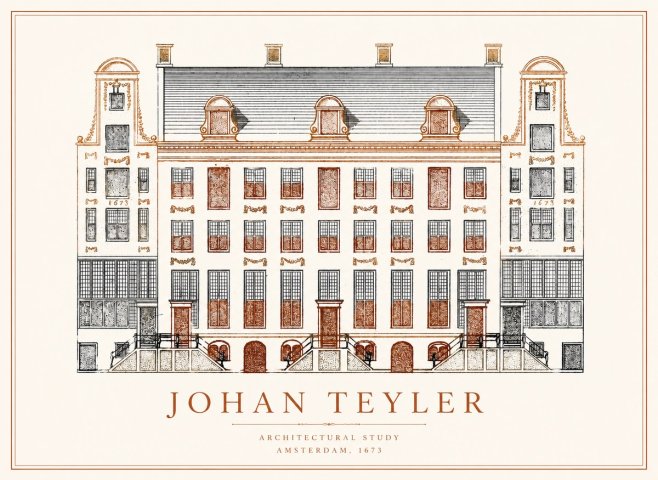 Johan Teyler Architectural Study VIII No1 - Affiche