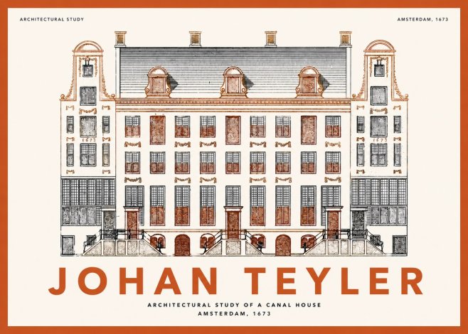 Johan Teyler Architectural Study VIII No2 - Affiche