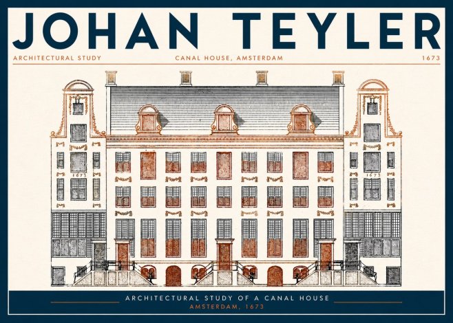 Johan Teyler Architectural Study VIII No3 - Affiche