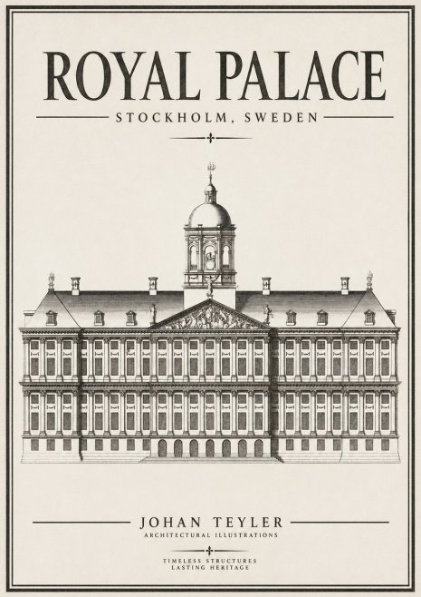 Johan Teyler Royal Palace No2 - Affiche
