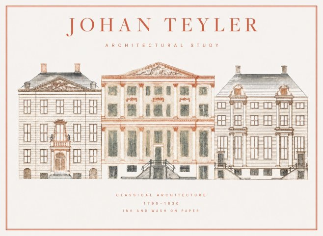 Johan Teyler Architectural Study IX No1 - Affiche