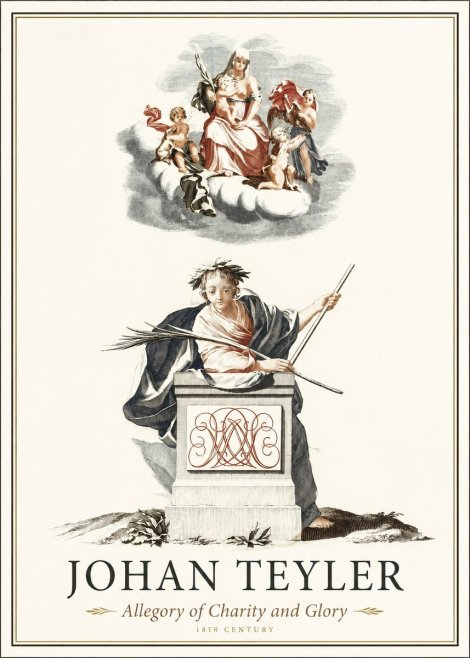Johan Teyler Allegory of Charity and Glory No1 - Affiche