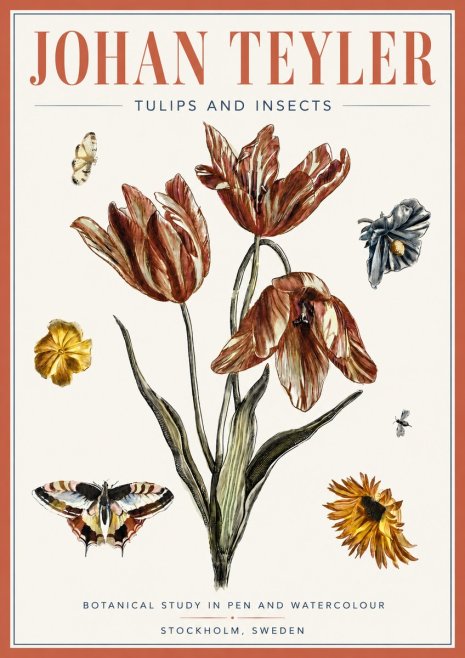 Johan Teyler Tulips and Insects No6 - Affiche