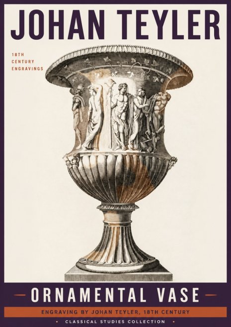 Johan Teyler Ornamental Vase II No6 - Affiche