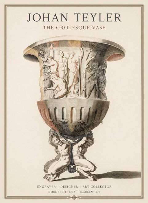 Johan Teyler The Grotesque Vase No1 - Affiche