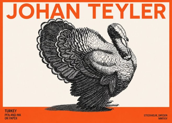 Johan Teyler Turkey No3 - Affiche