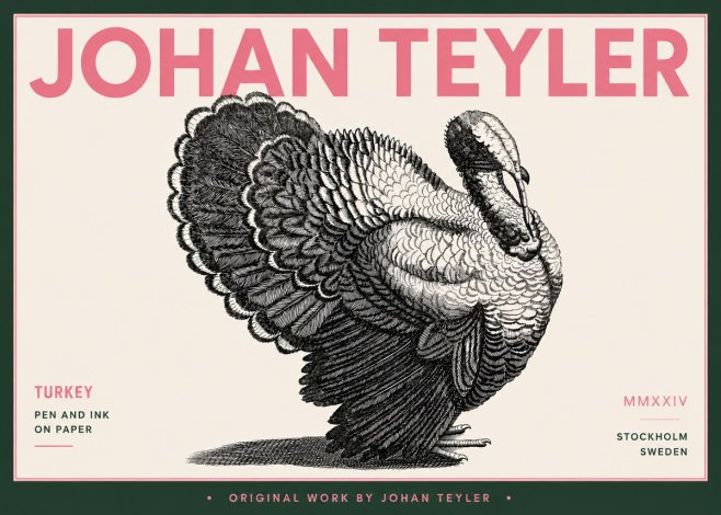 Johan Teyler Turkey No5 - Affiche