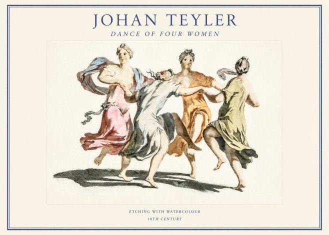Johan Teyler Dance of Four Women No1 - Affiche