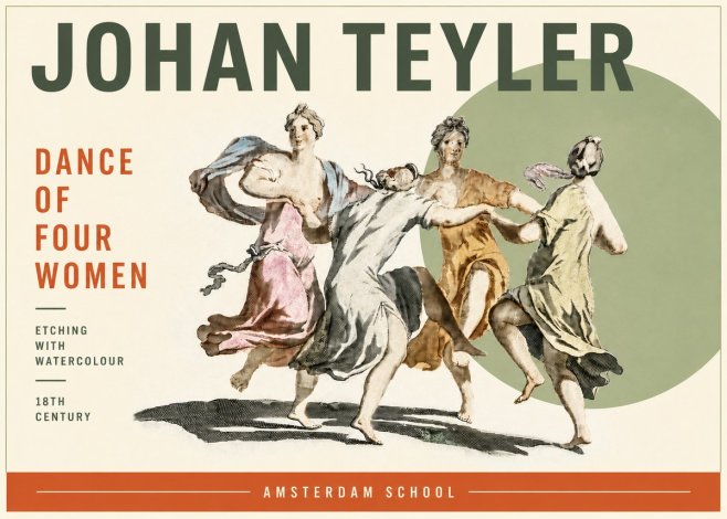 Johan Teyler Dance of Four Women No6 - Affiche
