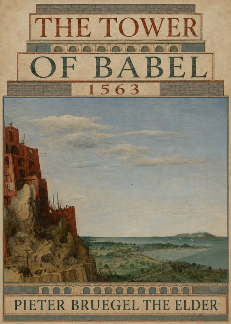 Pieter Bruegel The Tower of Babel X No6 - Affiche