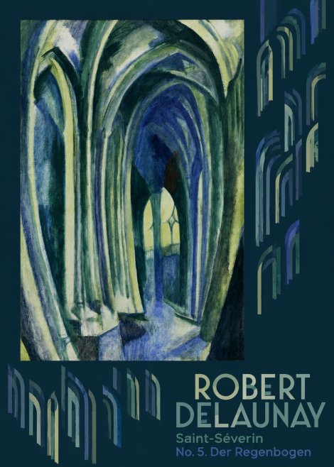 Robert Delaunay Saint-séverin No. 5. Der Regenbogen No6 - Affiche