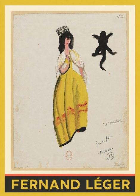 Fernand Léger Jeune Fille Micheau No1 - Affiche