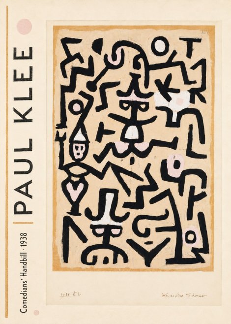 Paul Klee Comedians' Handbill No2 - Affiche