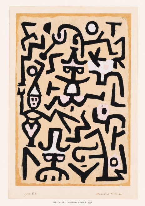 Paul Klee Comedians' Handbill No6 - Affiche