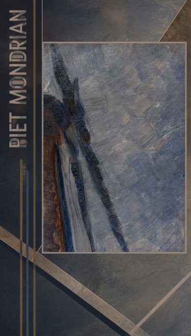 Piet Mondrian Windmill in Sunlight No2 - Affiche