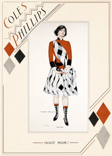 Coles Phillips Hoot Mon! No3 - Affiche