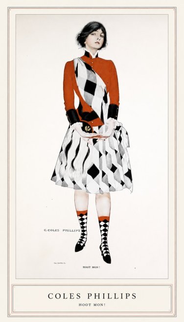 Coles Phillips Hoot Mon! No5 - Affiche