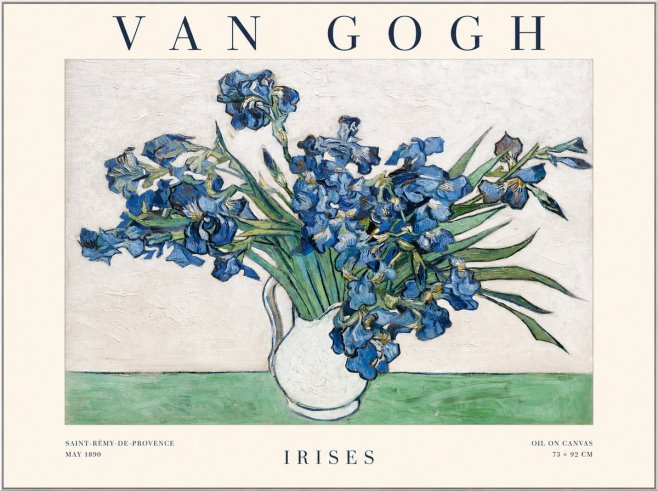 Van Gogh Irises II No1 - Affiche