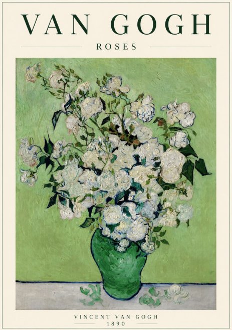 Van Gogh Roses I No1 - Affiche