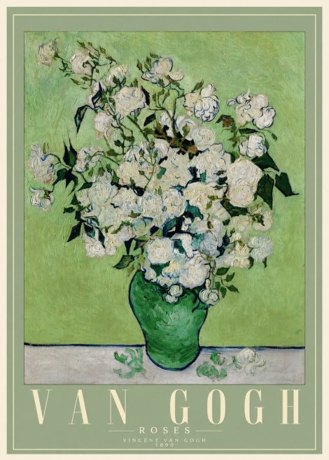 Van Gogh Roses I No2 - Affiche