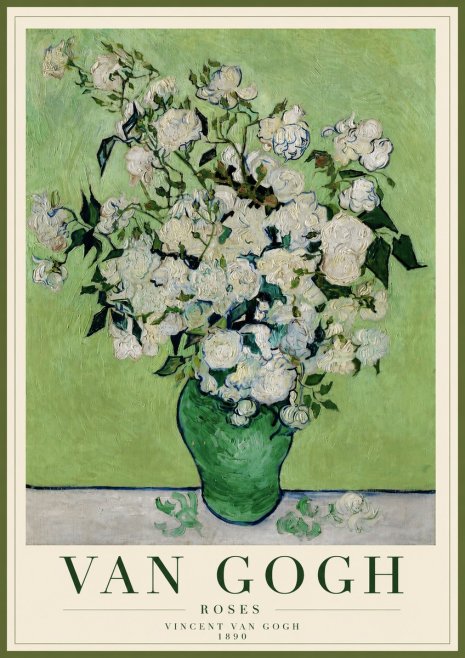 Van Gogh Roses I No3 - Affiche