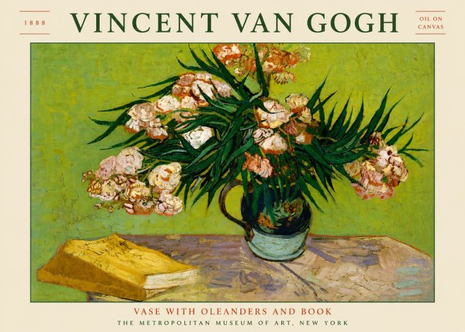 Van Gogh Oleanders No5 - Affiche