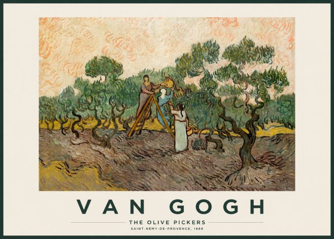 Van Gogh The Olive Pickers I No2 - Affiche