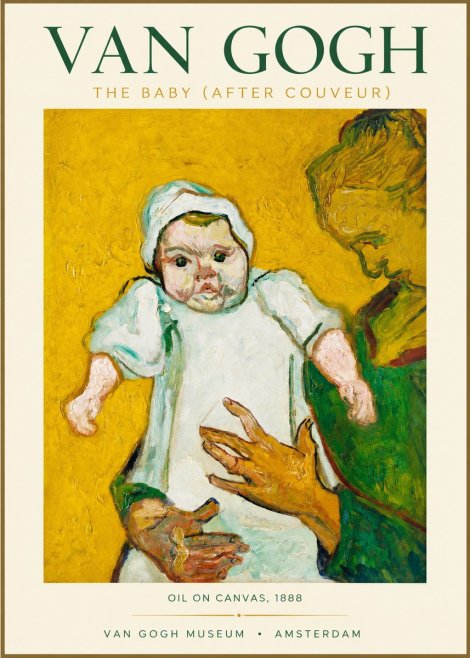 Van Gogh The Baby (After Couveur) No1 - Affiche