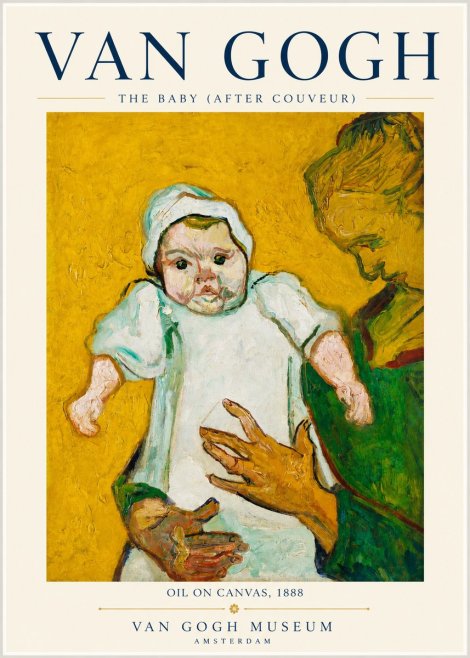 Van Gogh The Baby (After Couveur) No3 - Affiche