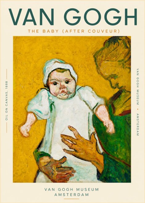 Van Gogh The Baby (After Couveur) No4 - Affiche