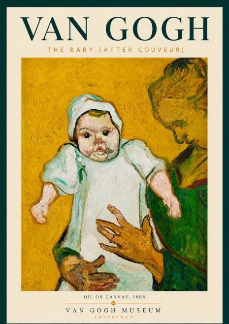 Van Gogh The Baby (After Couveur) No6 - Affiche