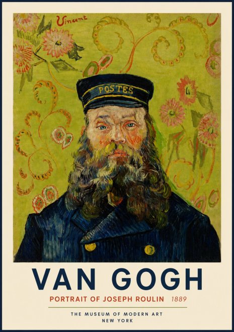 Van Gogh Portrait of Joseph Roulin II No3 - Affiche
