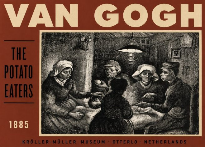 Van Gogh The Potato Eaters I No3 - Affiche