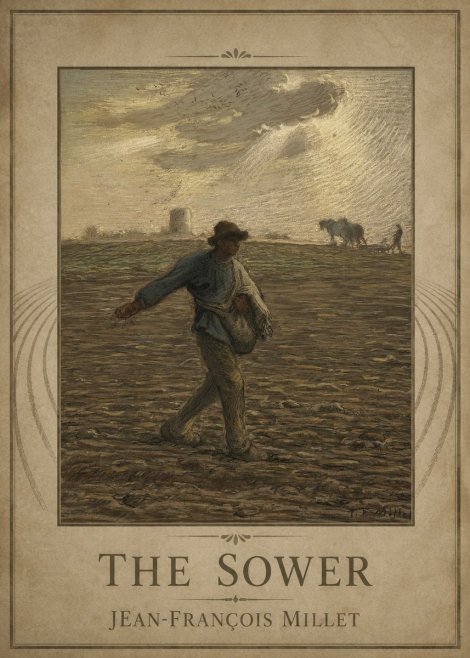 Jean-François Millet The Sower I No1 - Affiche