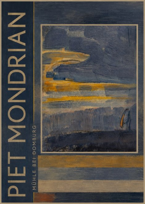 Piet Mondrian Mühle Bei Domburg No3 - Affiche