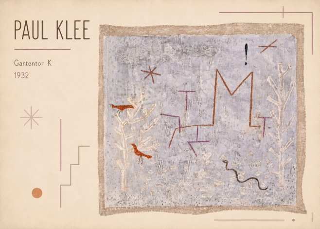 Paul Klee Gartentor K No1 - Affiche