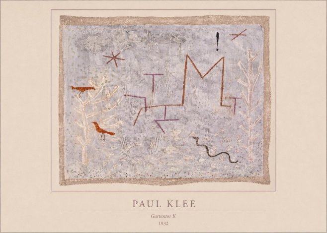 Paul Klee Gartentor K No2 - Affiche